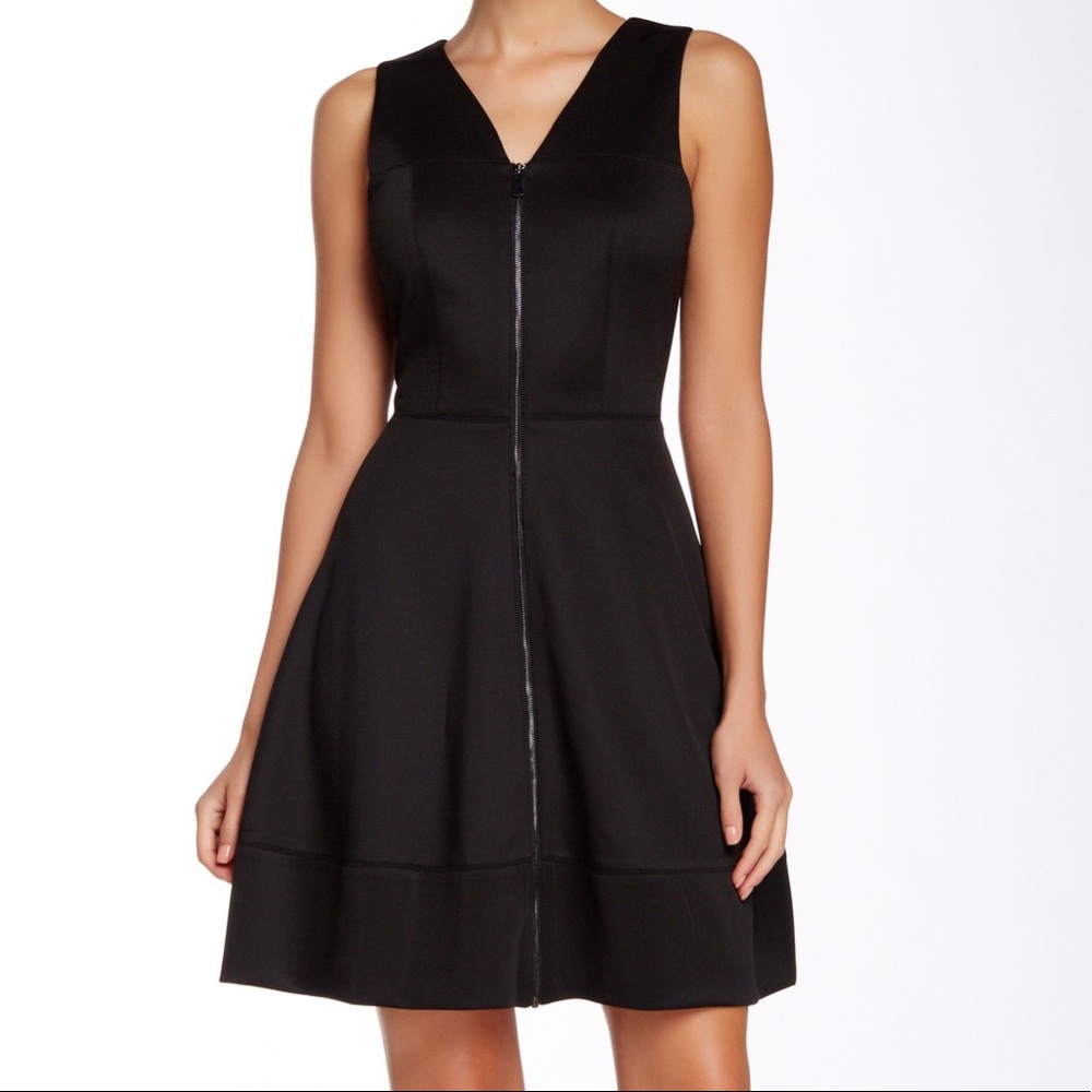 NWOT VINCE CAMUTO Zip Fit & Flare Dress - Picture 2 of 8